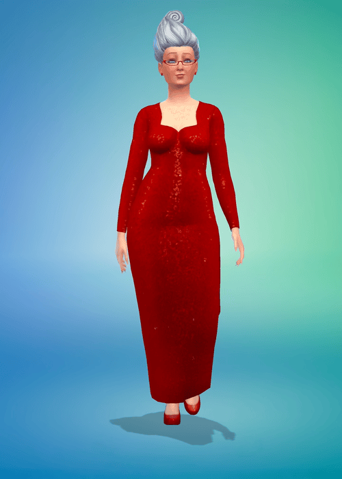 Clothes: Fairy Godmother's Red Dress | Patreon