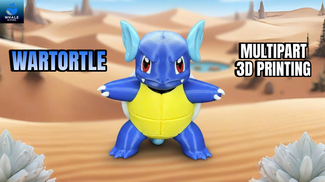 Pokemon Wartortle - Multipart