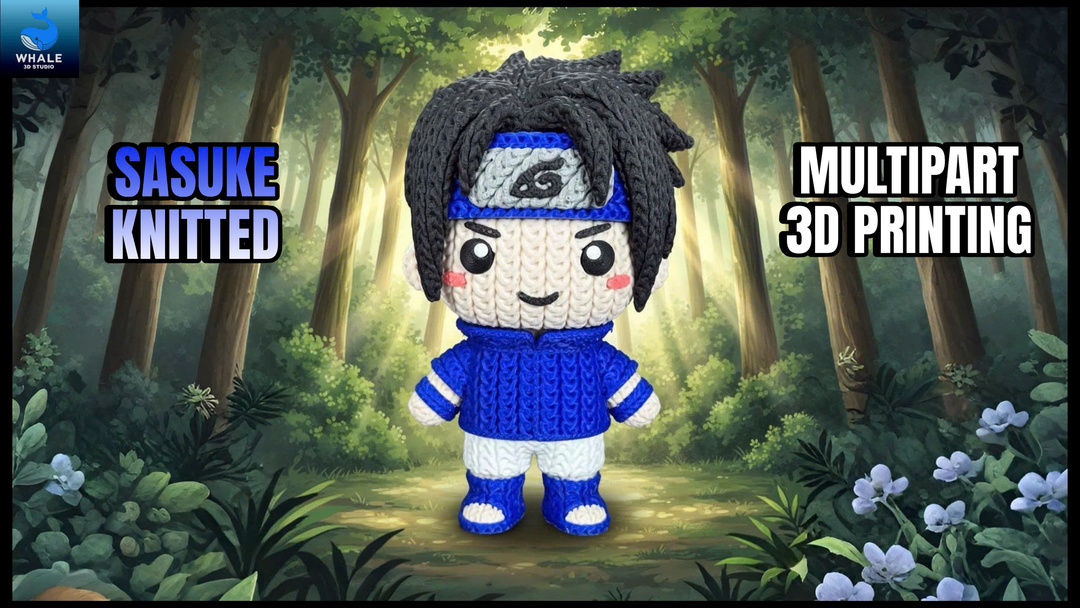 Sasuke - Knitted - Crochet - Multipart