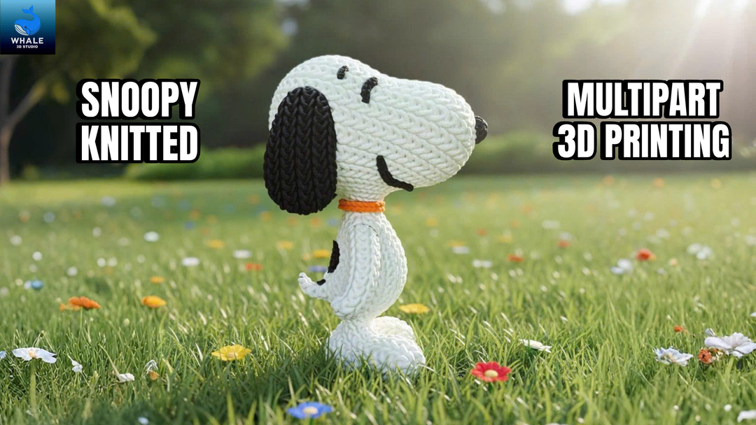 Snoopy - Knitted - Crochet - Multipart