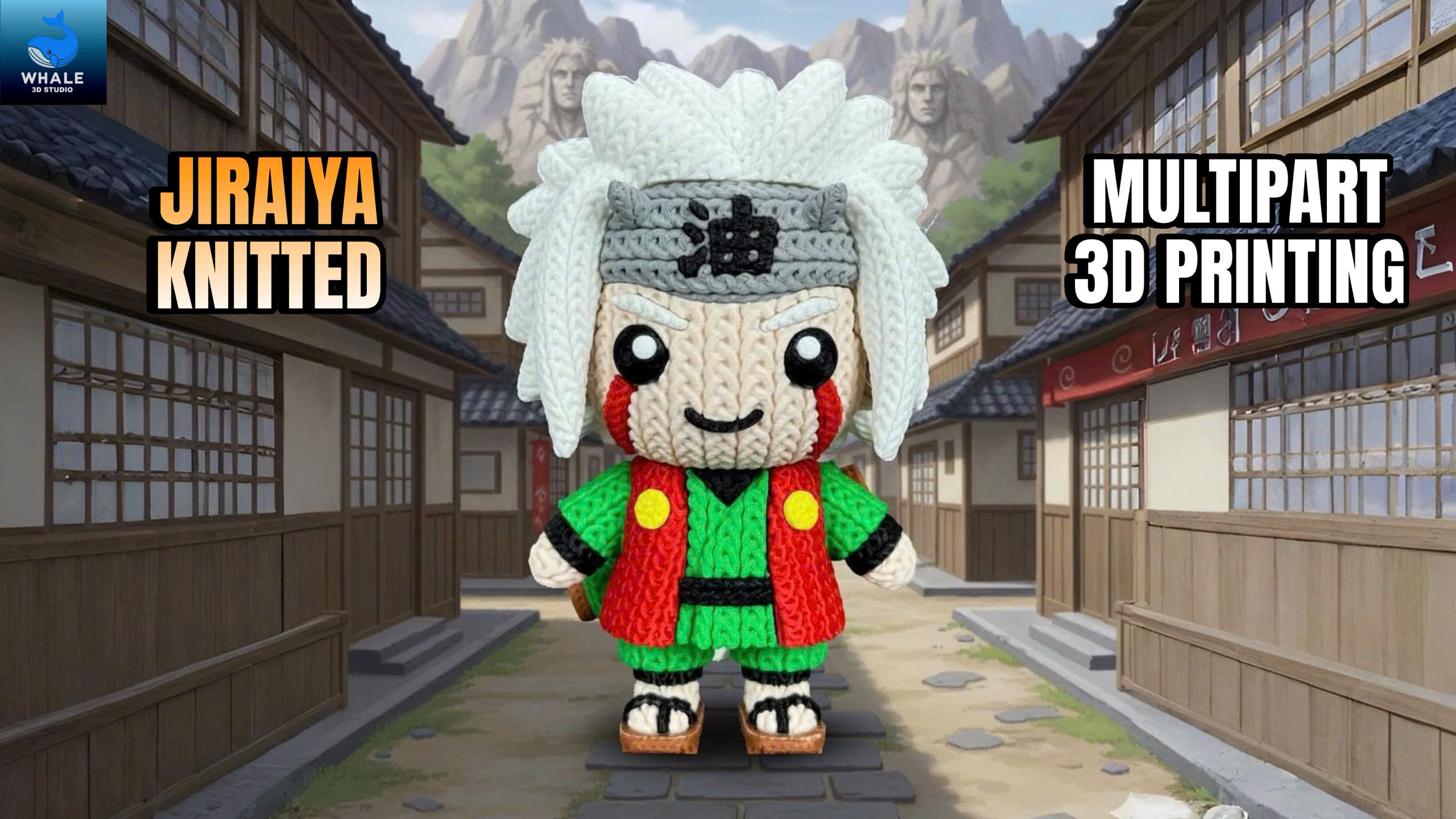 Jiraiya - Knitted - Crochet - Multipart