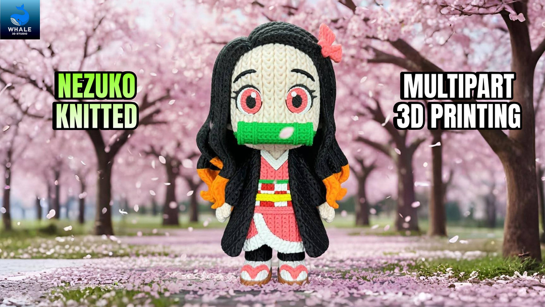 Nezuko - Knitted - Crochet - Multipart
