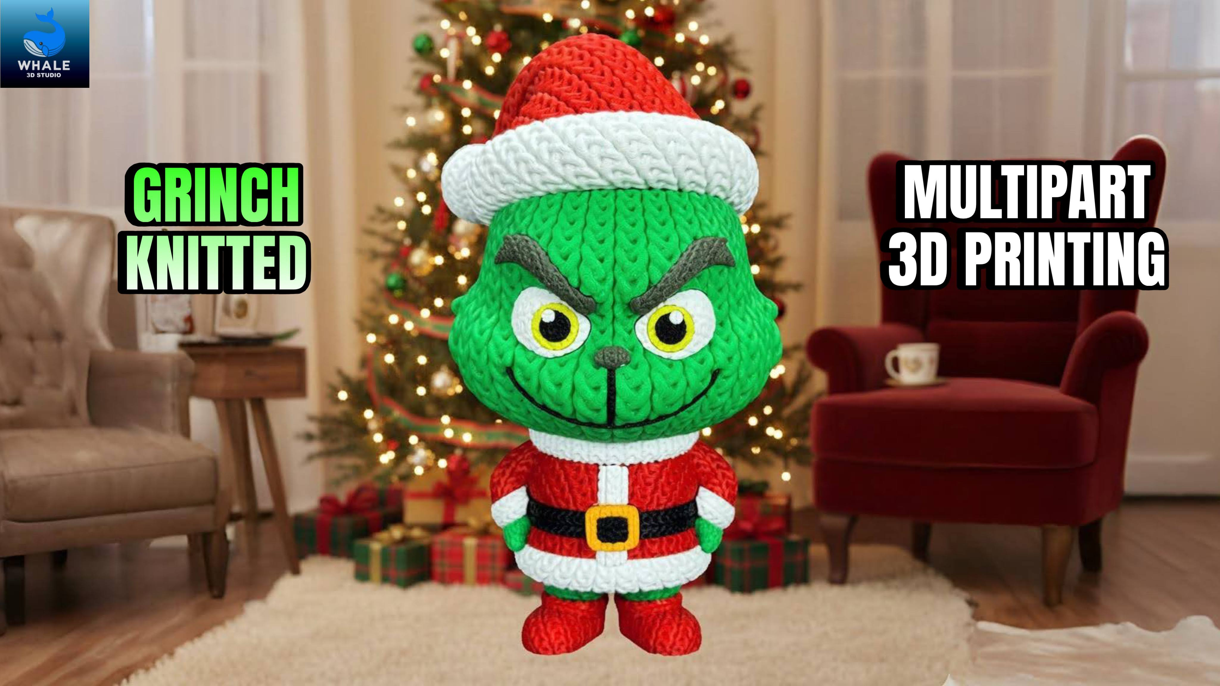 Grinch - Knitted - Crochet - Multipart