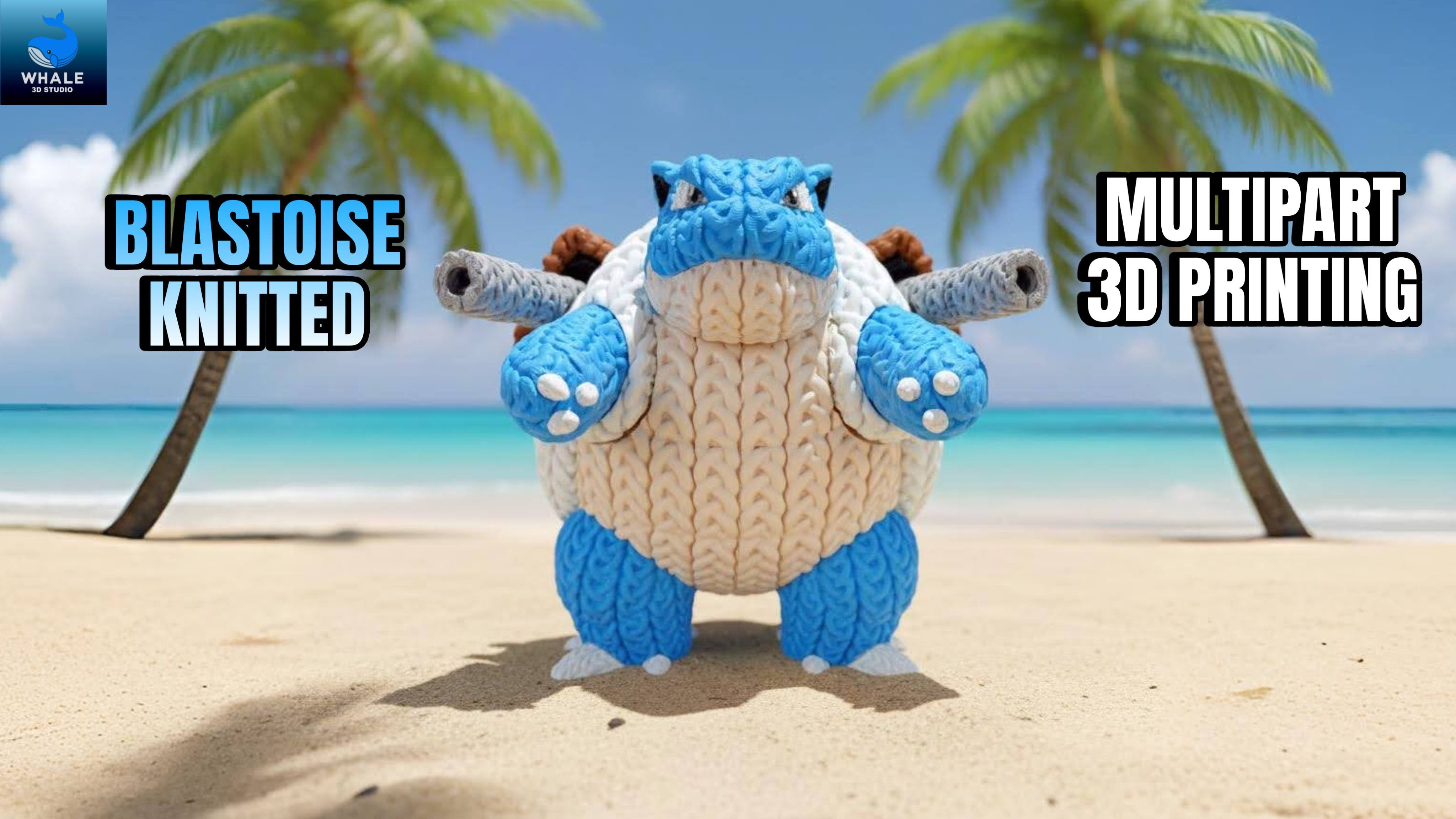 Blastoise - Knitted - Crochet - Multipart