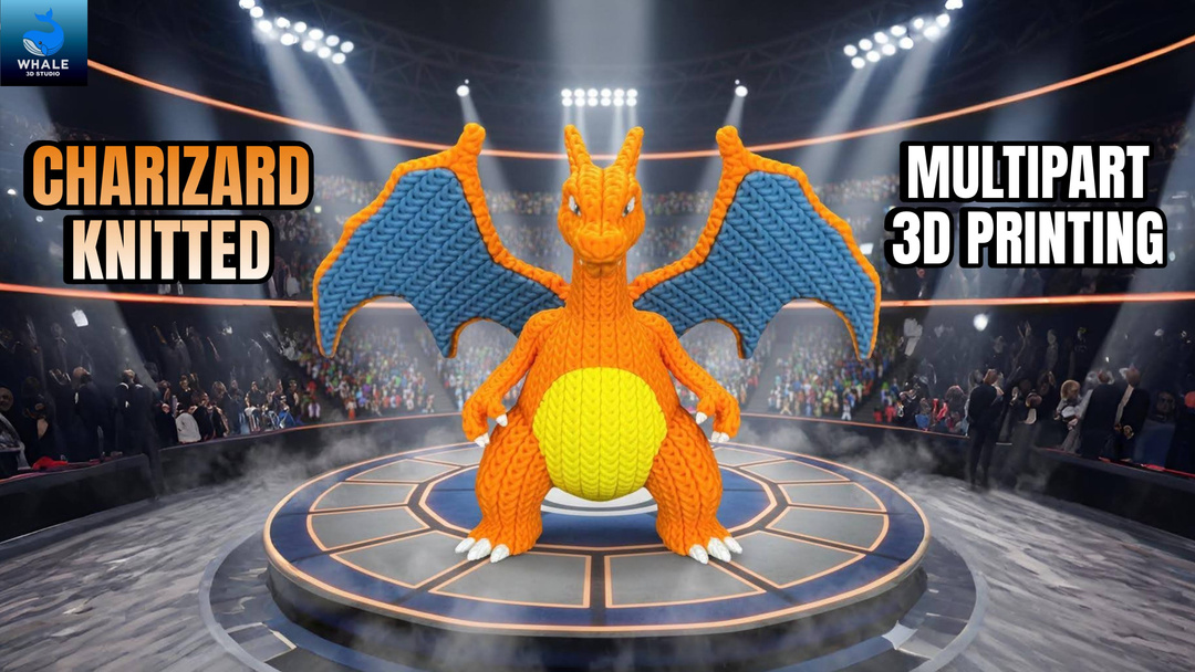 Charizard - Knitted - Crochet - Multipart