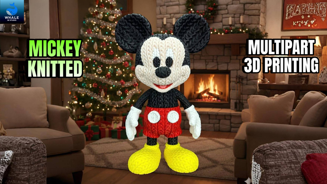 Mickey - Knitted - Crochet - Multipart