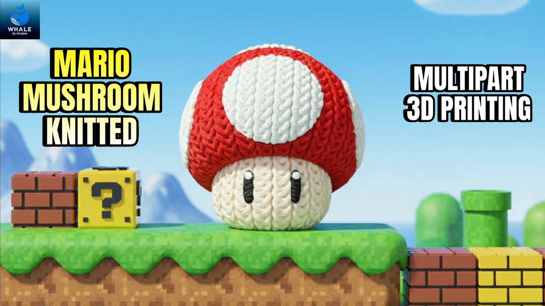 Mario Mushroom - Knitted - Crochet - Multipart