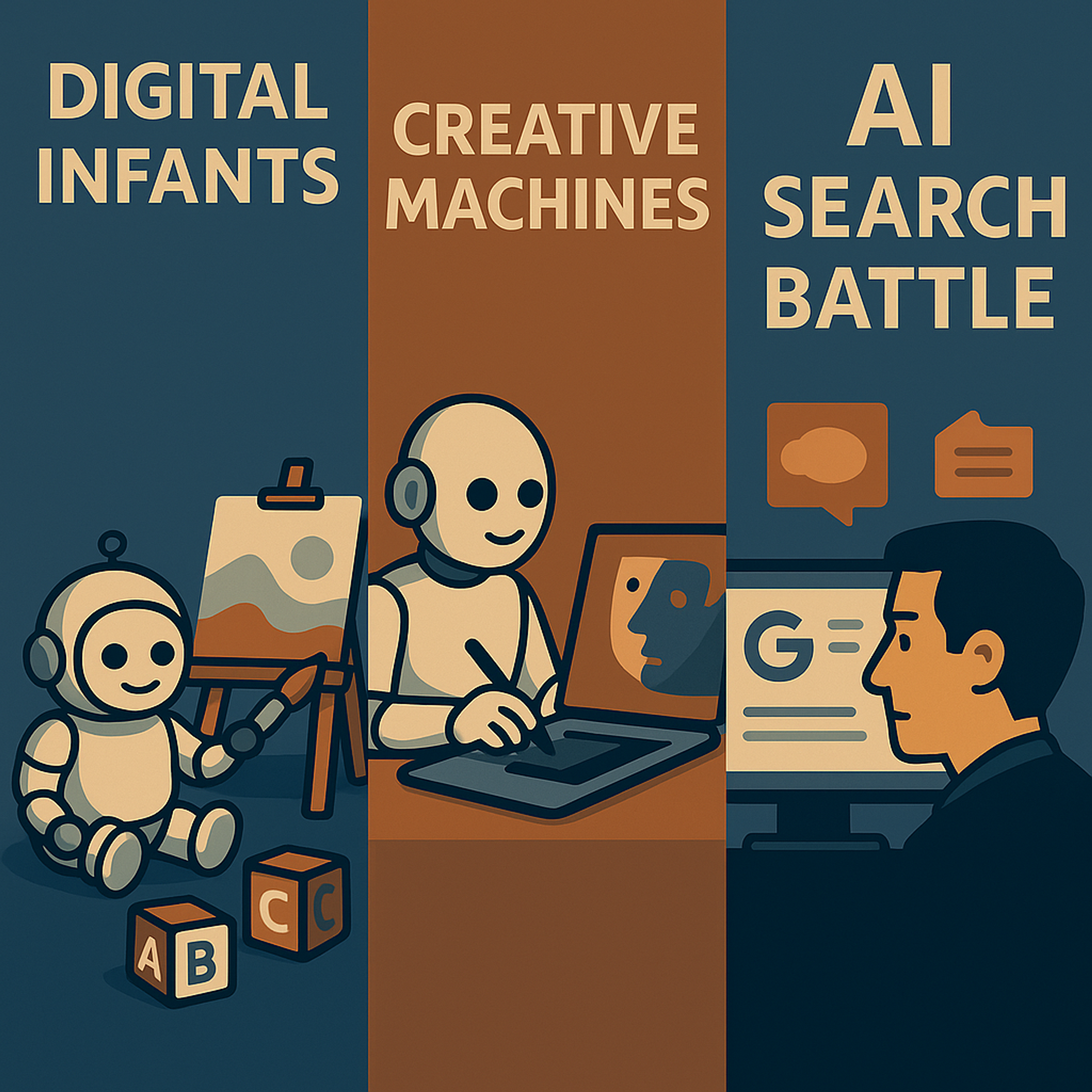 Digital Infants, Creative Machines, and the Battle for AI Search — Episode 3 episode artwork