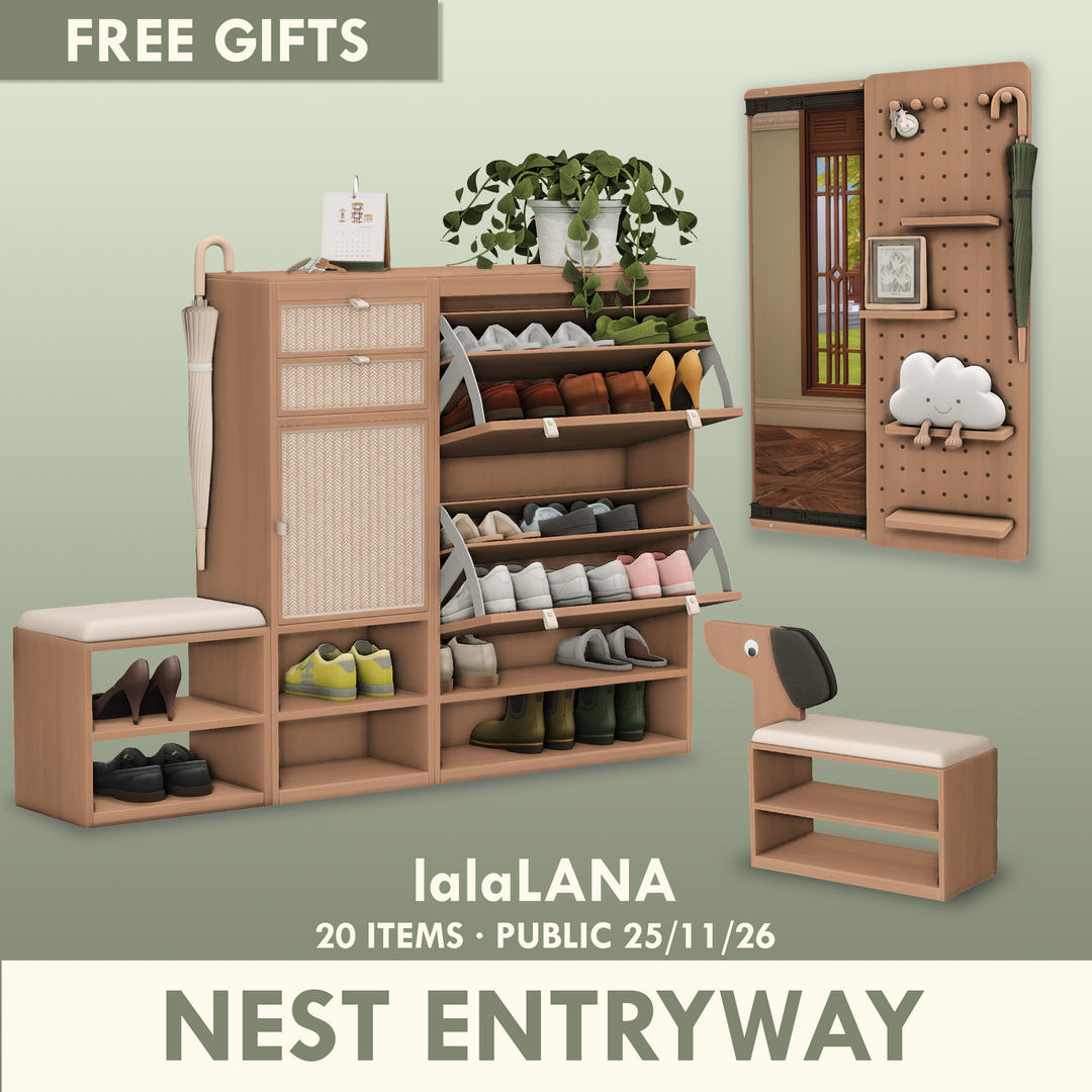Nest Collection (Entryway PART) | Patreon