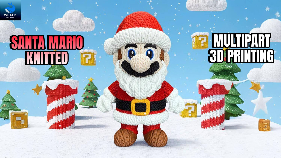 Santa Mario - Knitted - Crochet - Multipart
