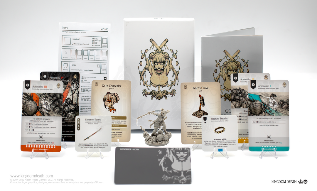 A Review of Wanderer – Goth White Box | Kingdom Death: Monster