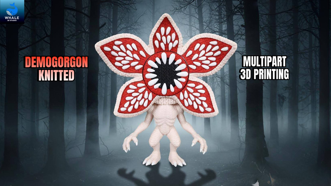 Demogorgon - Stranger Things - Knitted - Crochet - Multipart