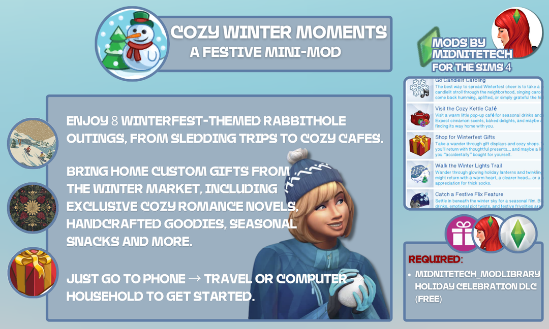 Cozy Winter Moments: A Free Seasonal Mini-Mod ❄️ | midnitetech
