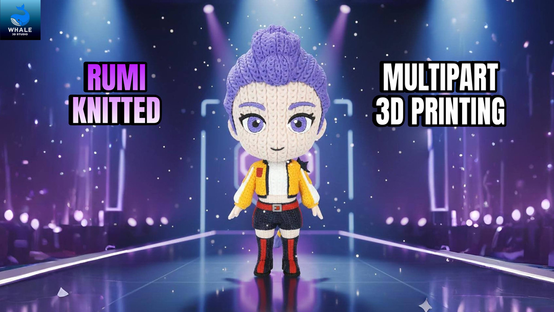 Rumi | HUNTR/X - KPop Demon Hunters - Knitted - Multipart