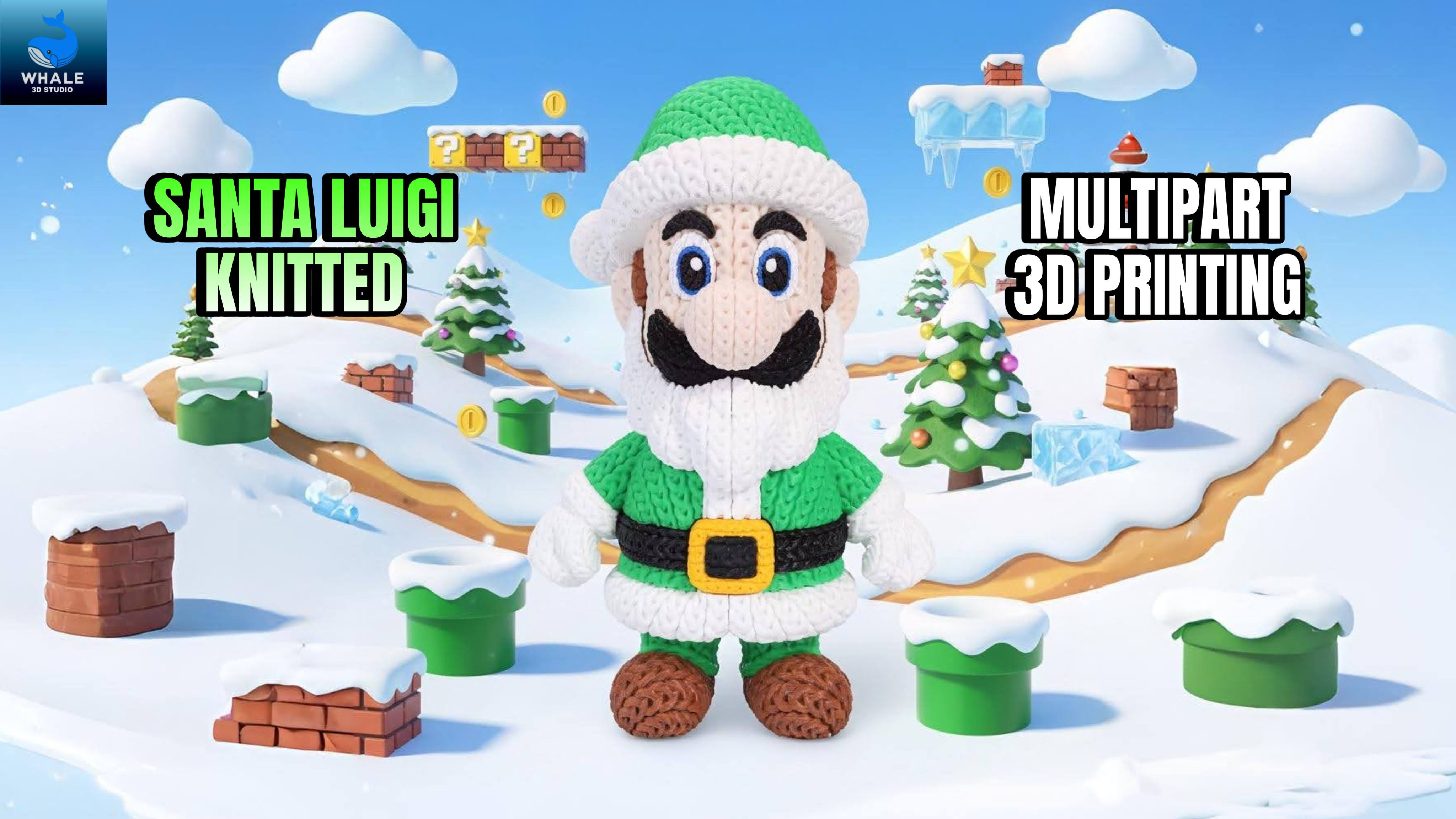 Santa Luigi - Knitted - Multipart