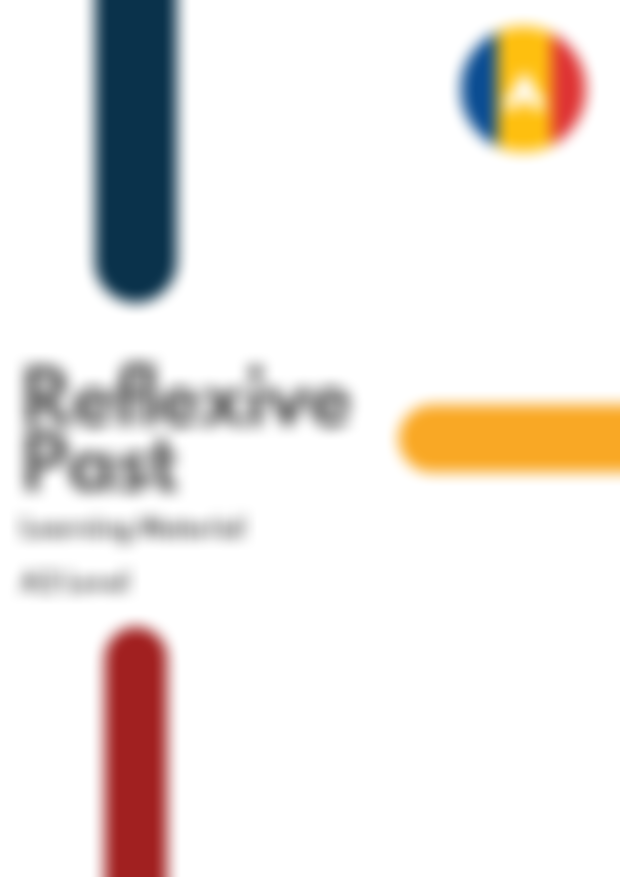 Verbe Reflexive la Trecut Learning Material