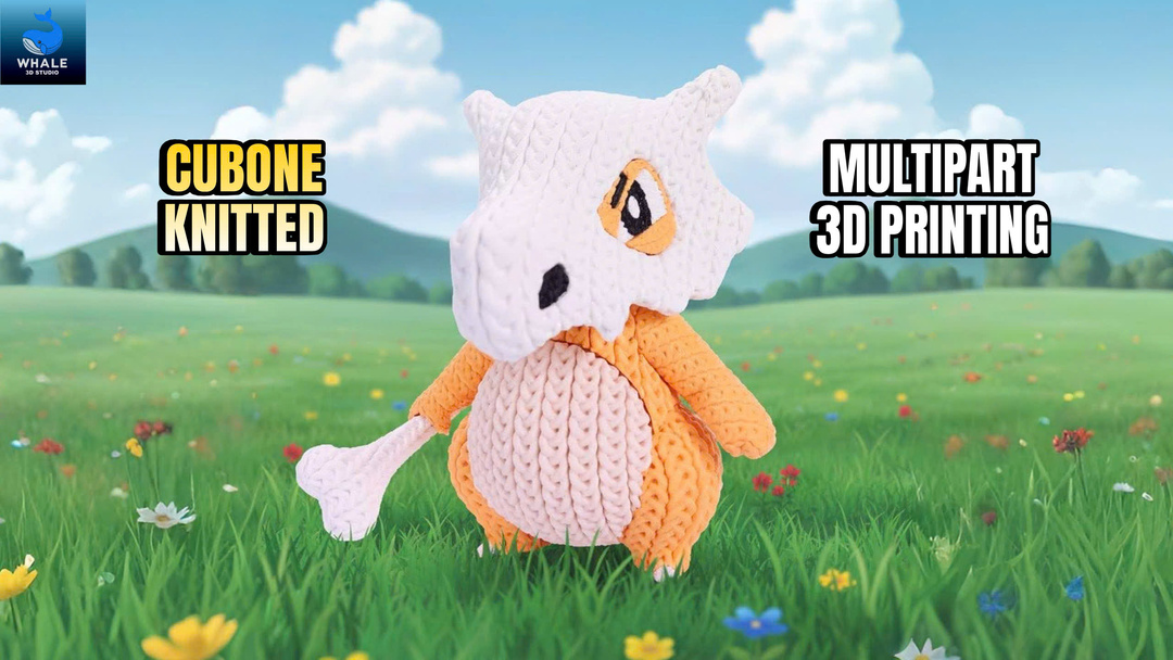 Cubone - Knitted - Crochet - Multipart