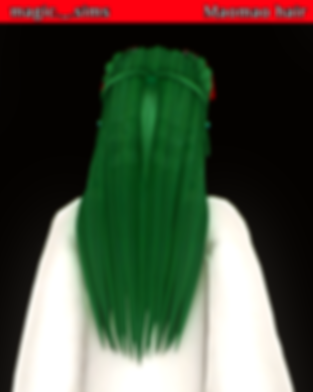 Maomao hair - Magic._.sims | Magic._.sims on Patreon