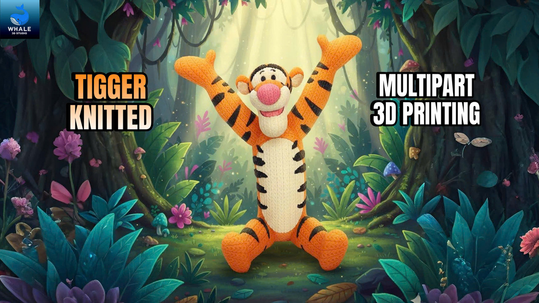 Tigger - Knitted - Crochet - Multipart