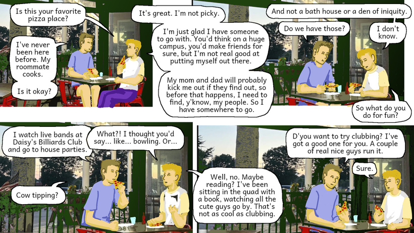 Ren and Alex get to know each other