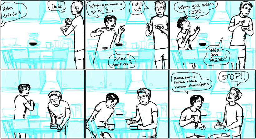 Maurice teases Ren about his date last night