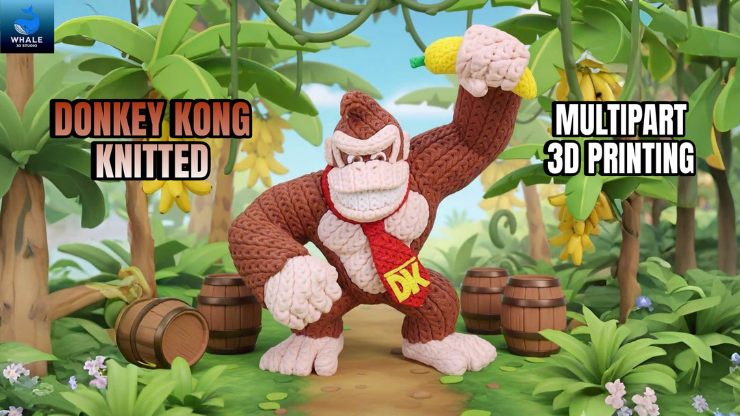 Donkey Kong - Knitted - Crochet - Multipart