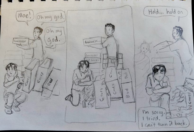 Maurices beer cases hit the floor