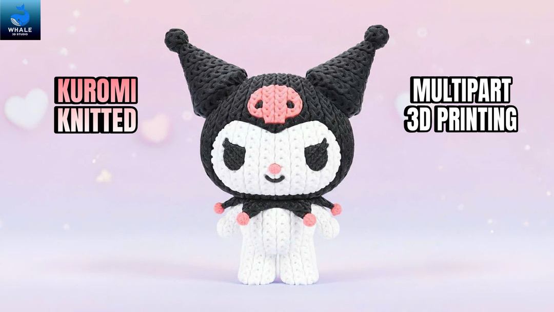 Kuromi - Knitted - Crochet - Multipart