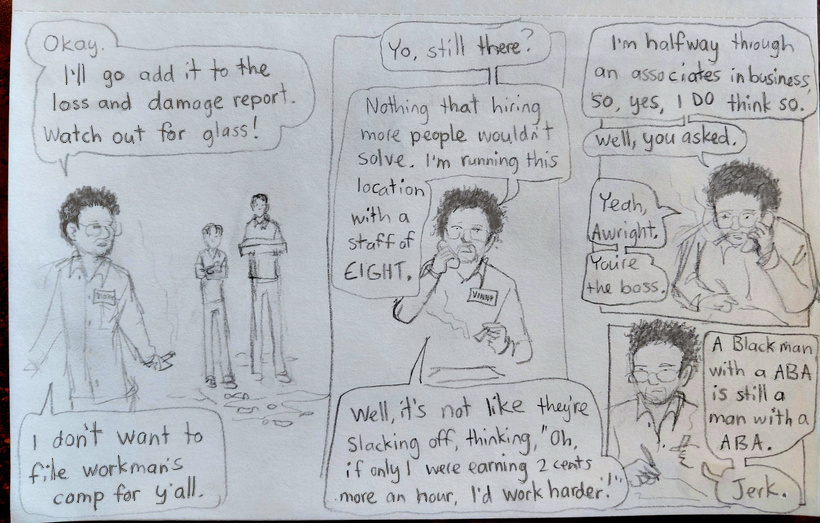 But he has to deal with the mess