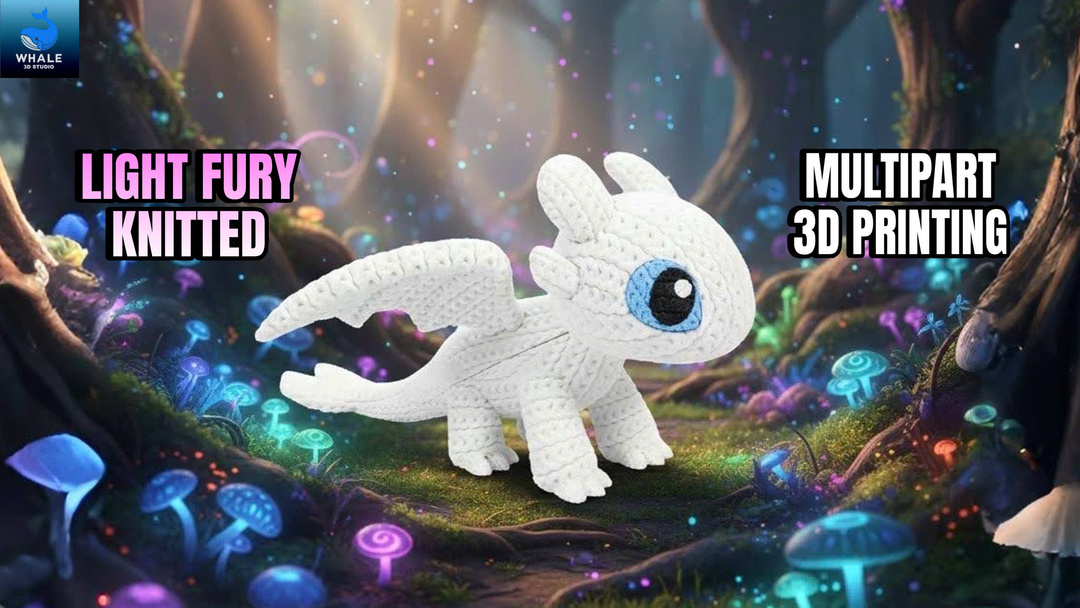 Light Fury - Knitted - Crochet - Multipart