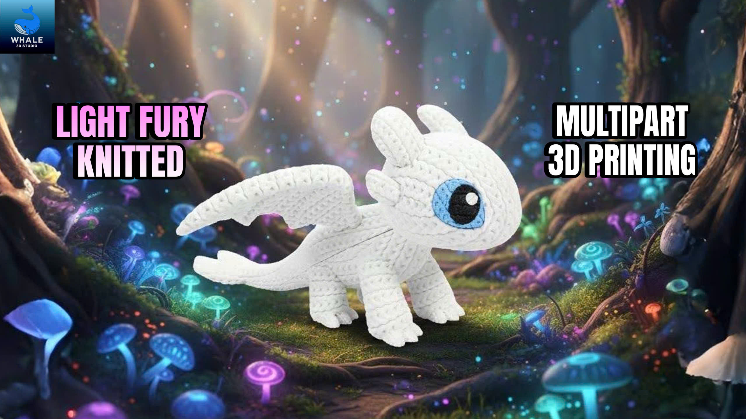 Light Fury - Knitted - Crochet - Multipart