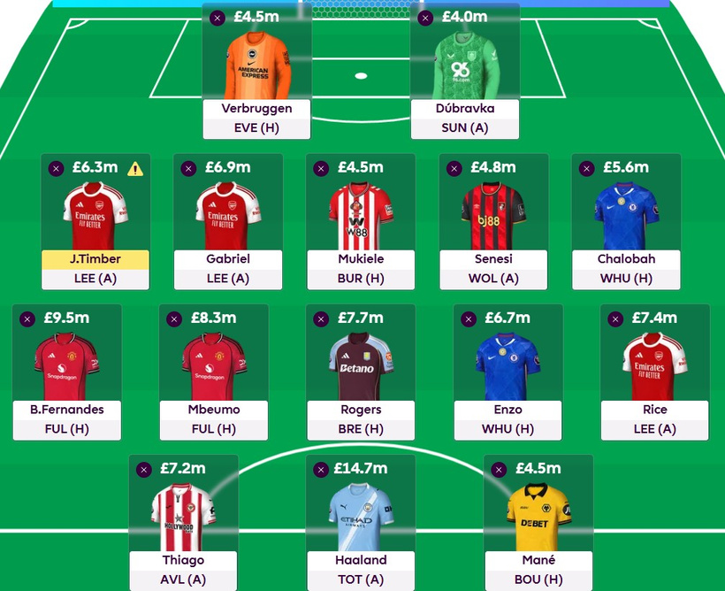 FPL GW24 Wildcard
