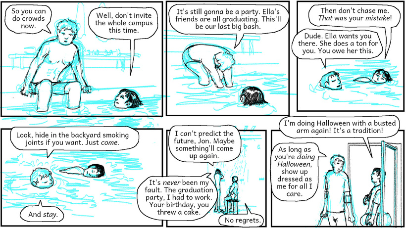 Maurice and Jon at the gym