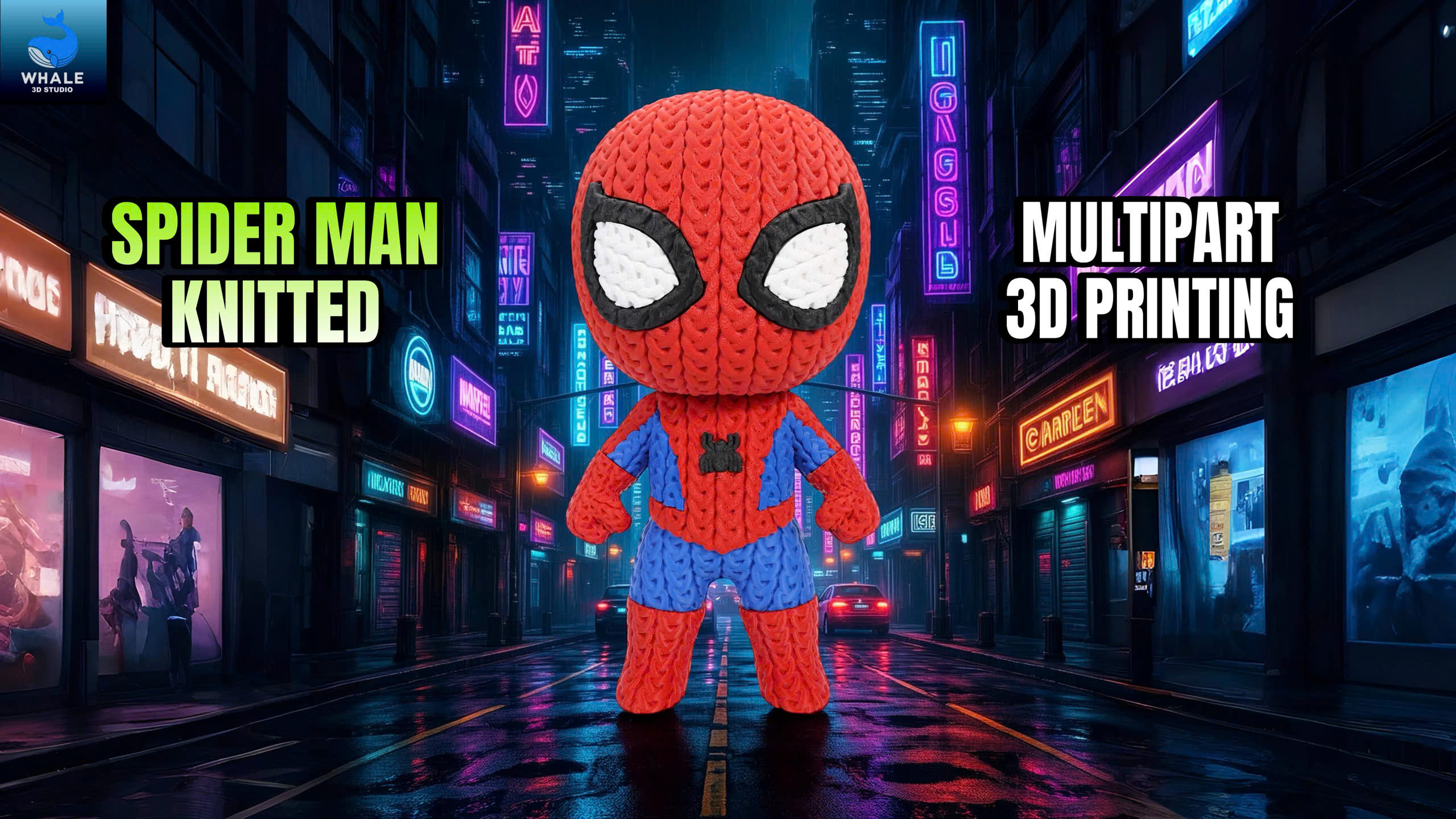 Spider Man - Knitted - Crochet - Multipart