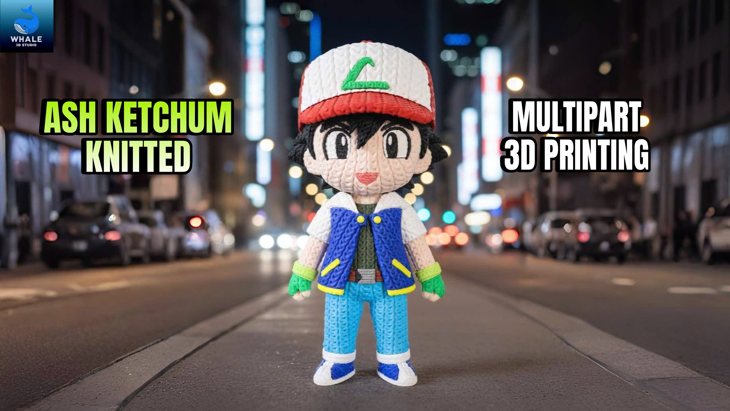 Ash Ketchum (Satoshi) - Knitted - Crochet - Multipart