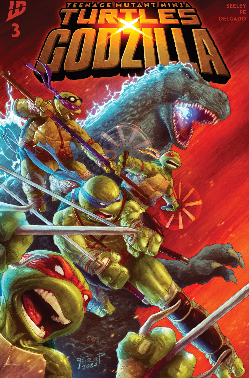 Teenage Mutant Ninja Turtles X Godzilla #3 Review: Assembling The