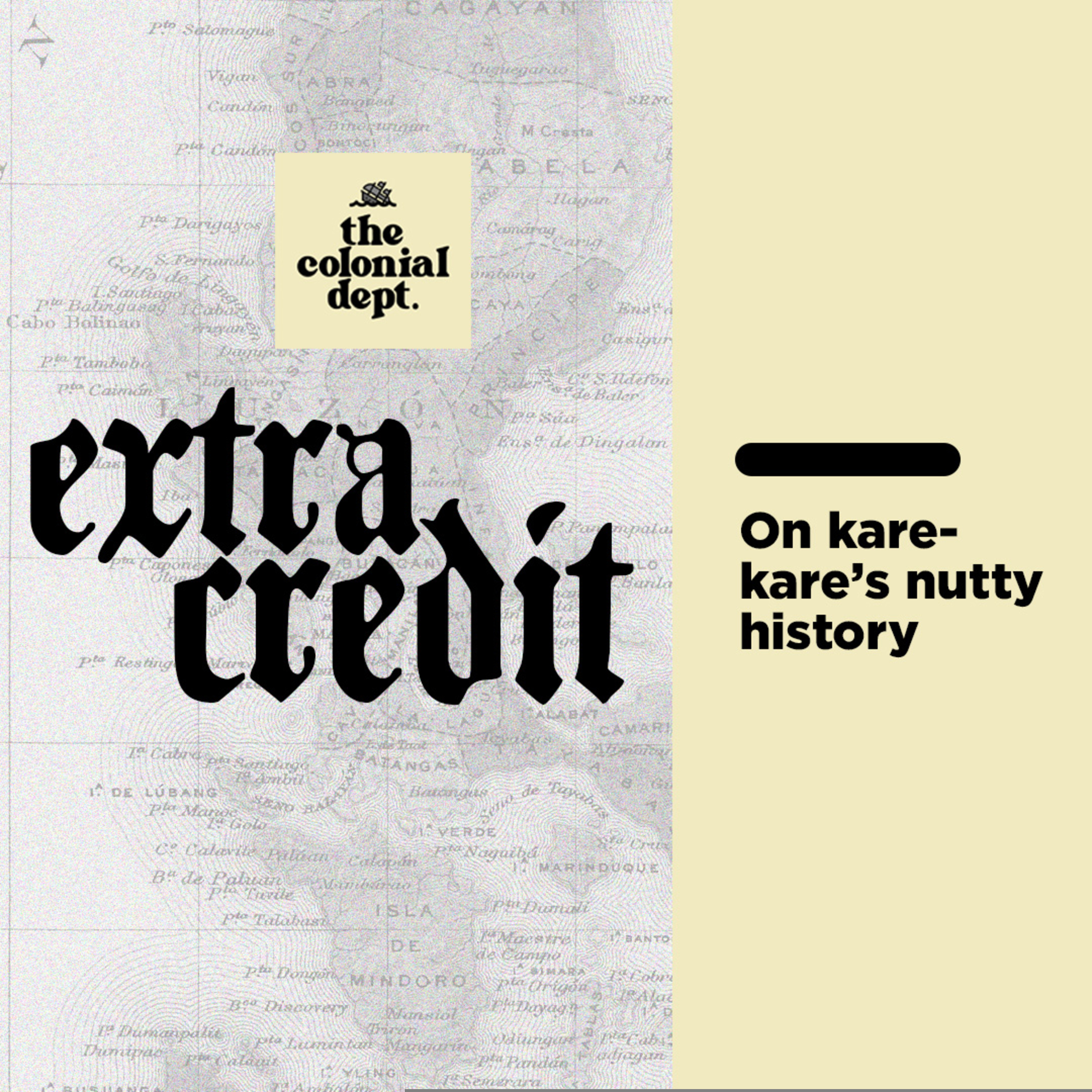 Extra Credit: On kare-kare’s nutty history
