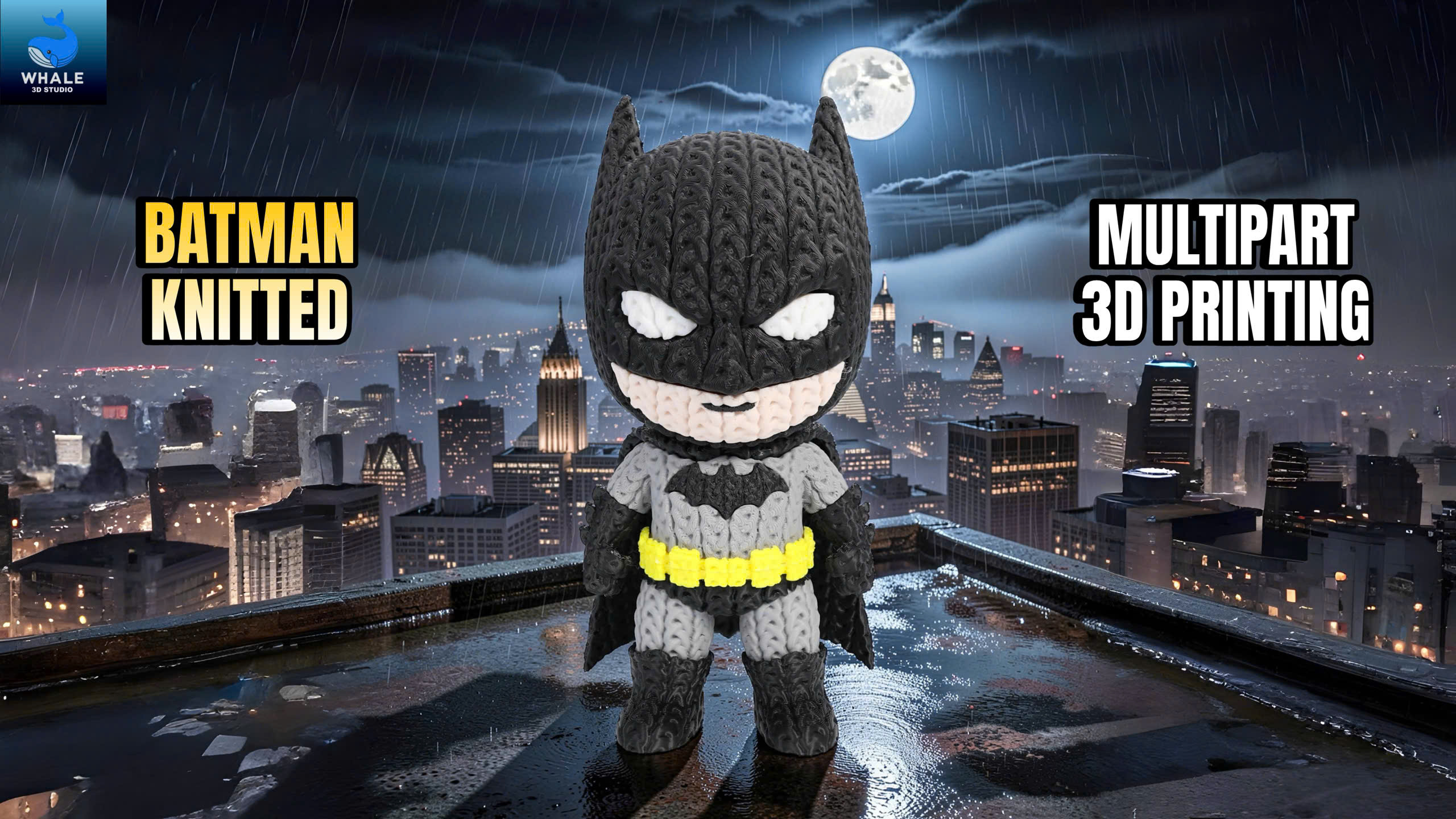 Batman - Knitted - Crochet - Multipart