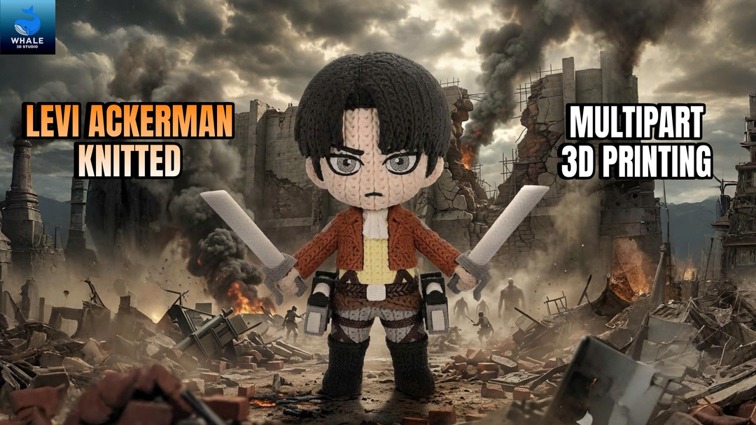 Levi  Ackerman - Knitted - Crochet - Multipart