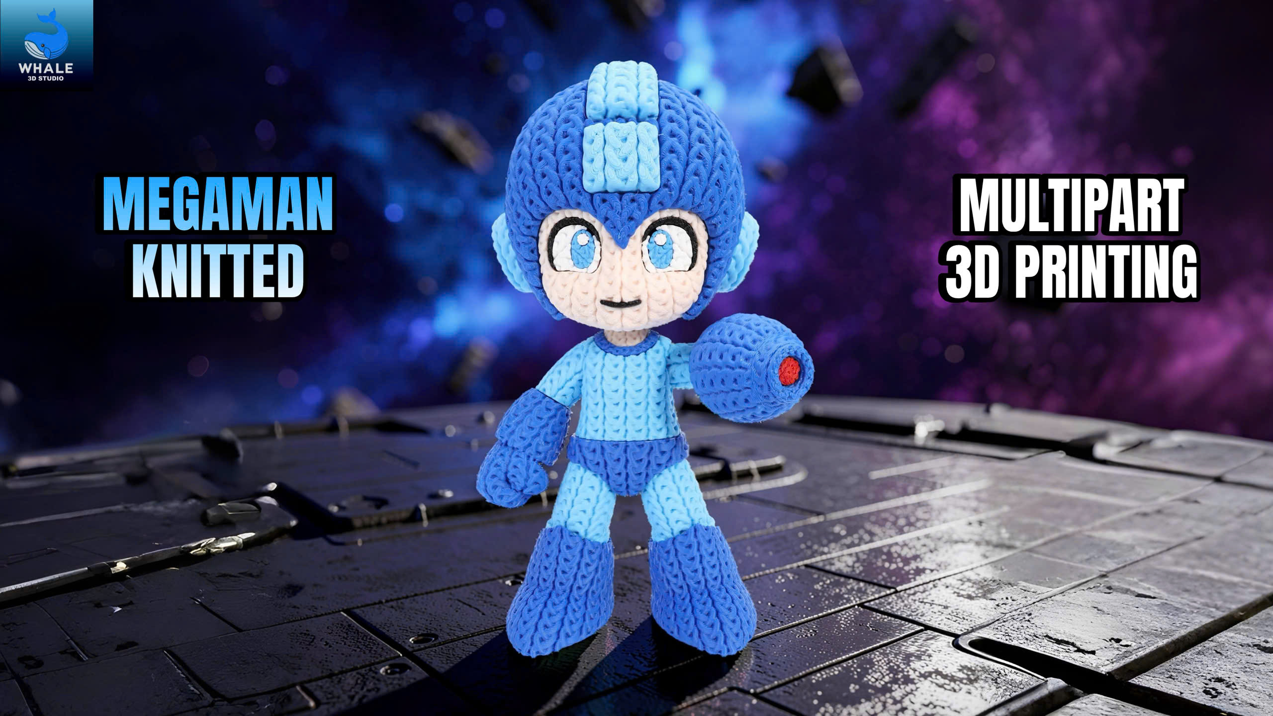 Megaman - Knitted - Crochet - Multipart
