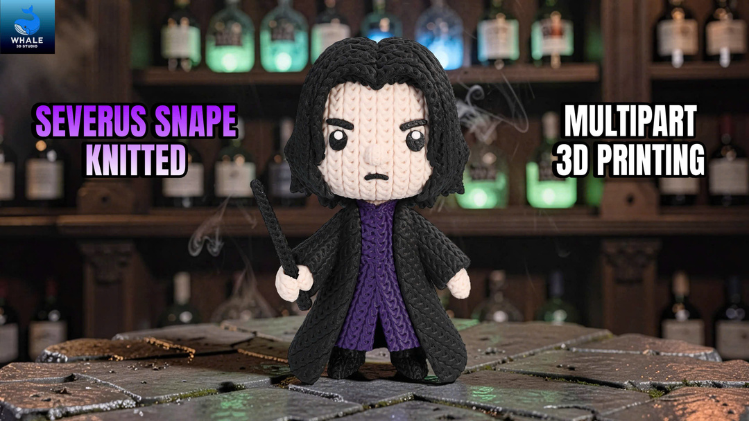 Severus Snape - Knitted - Crochet - Multipart