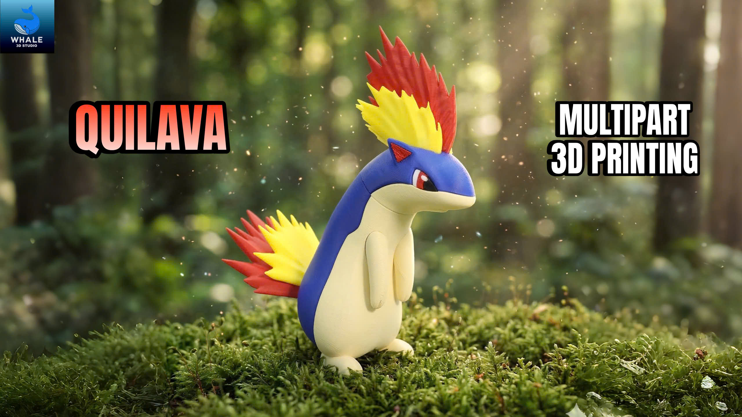 Pokemon Quilava - Regular Verison - Multipart