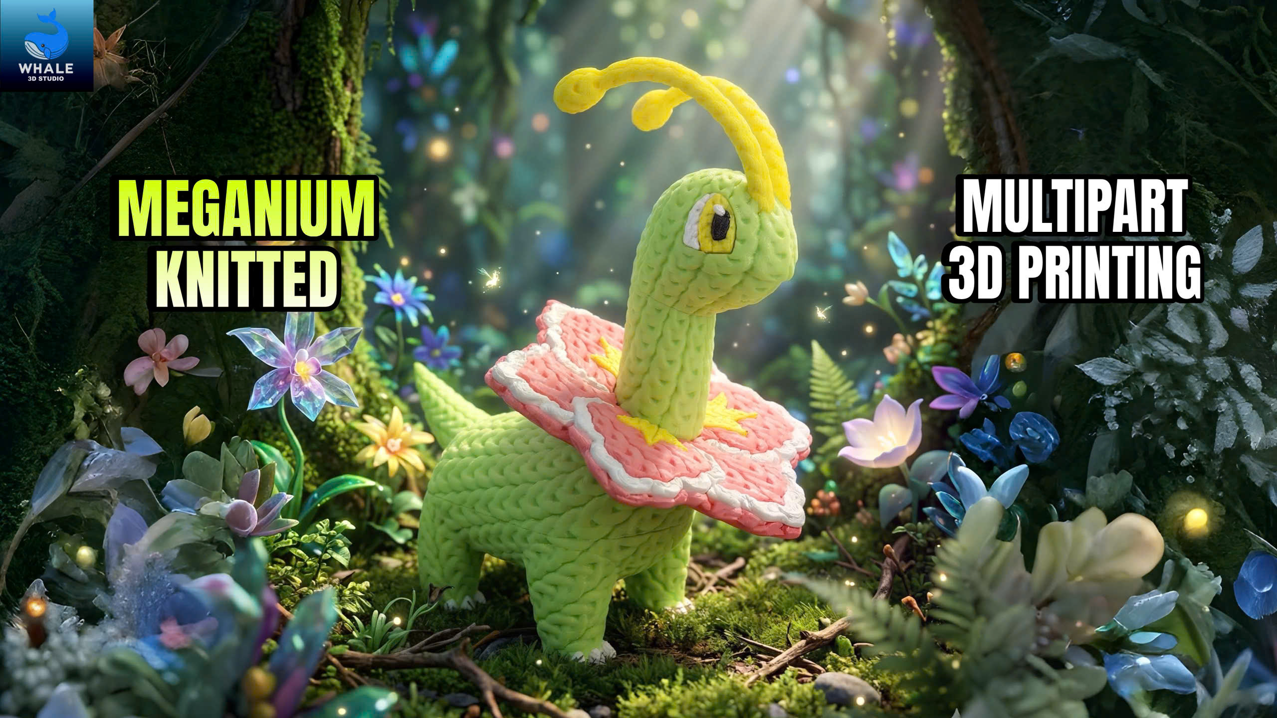 Meganium - Knitted - Crochet - Multipart