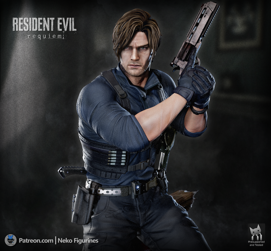 ケリハーレム　LEON Leon Kennedy (Resident Evil Requiem) | Neko Figurines on Patreon