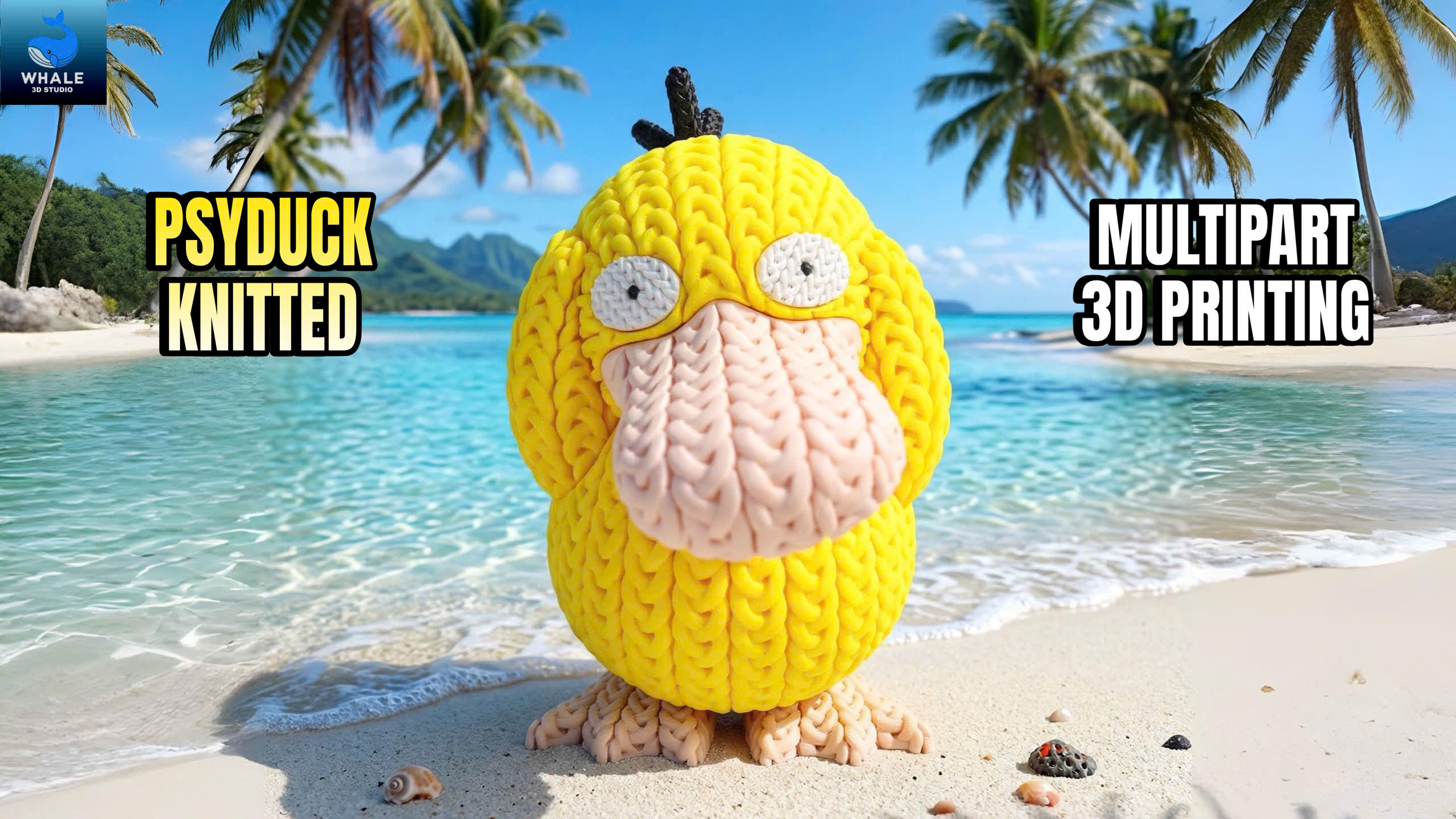 Psyduck - Knitted - Crochet - Multipart