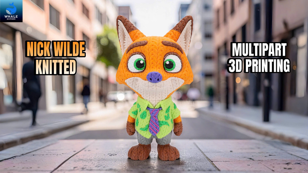 Nick Wilde | Zootopia - Knitted - Crochet - Multipart