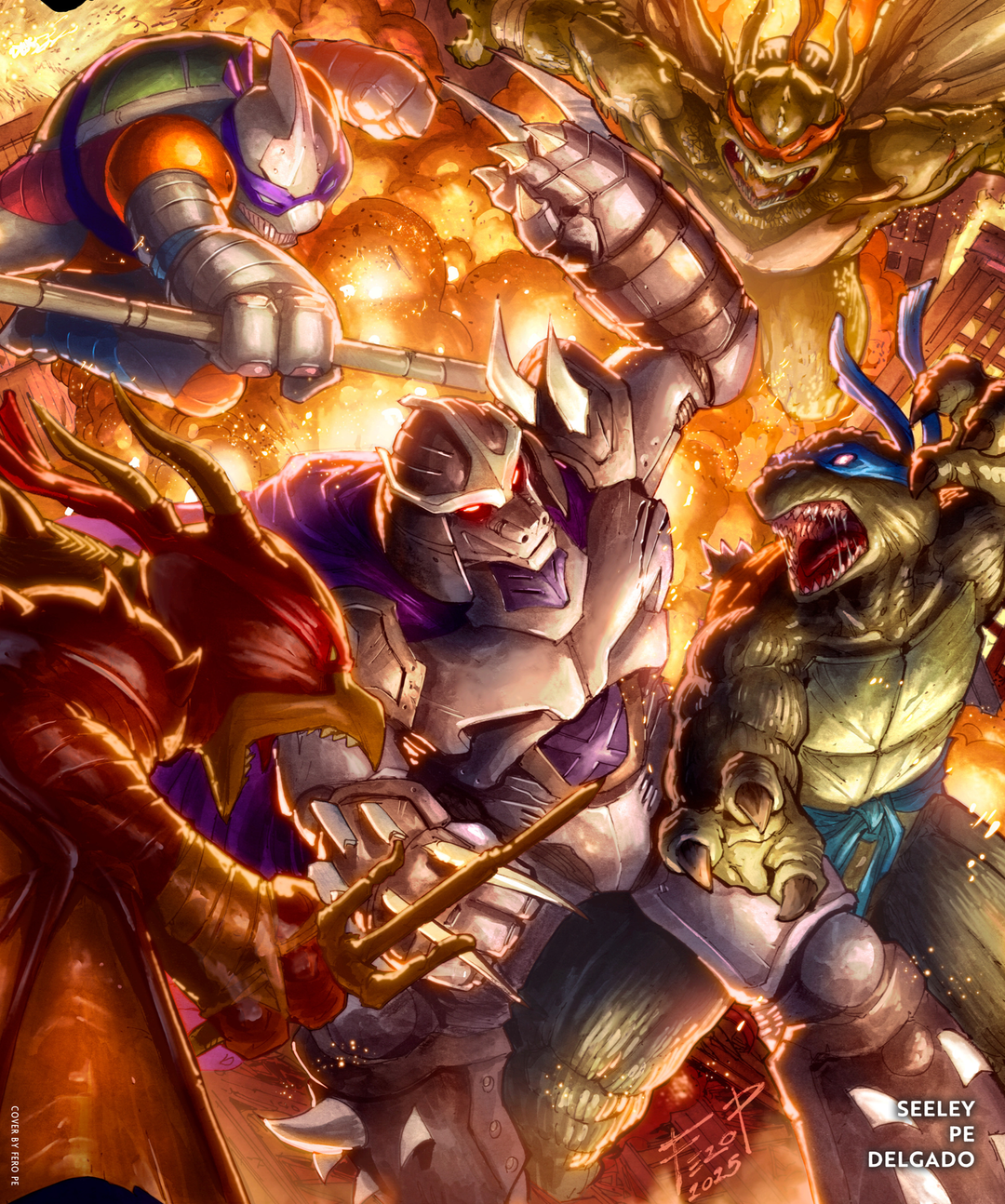Teenage Mutant Ninja Turtles X Godzilla #5 Review: Destroy All