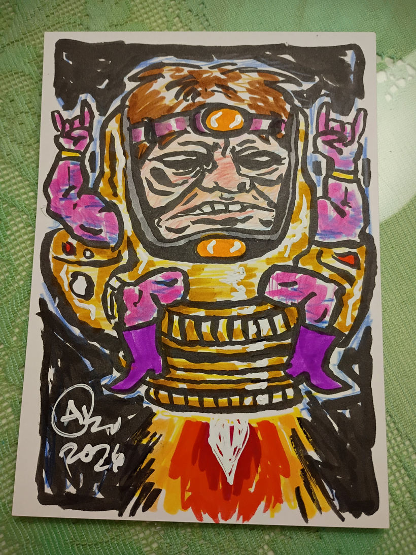 A drawing of MODOK