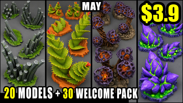 Fantastic Plants & Rocks 4 is coming soon to Kickstarter! | Patreon