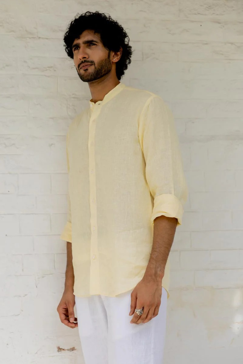 Effortless Summer Style Starts With the Perfect Mens White Linen Shirt